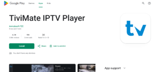 TiviMate IPTV Player casting content to Google Chromecast