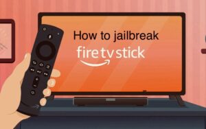 How to jailbreak your Firestick 2024 guide – Firestick connected to a TV for streaming.